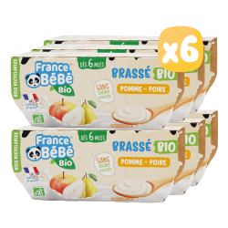 Brassés BIO Pomme Poire x 6