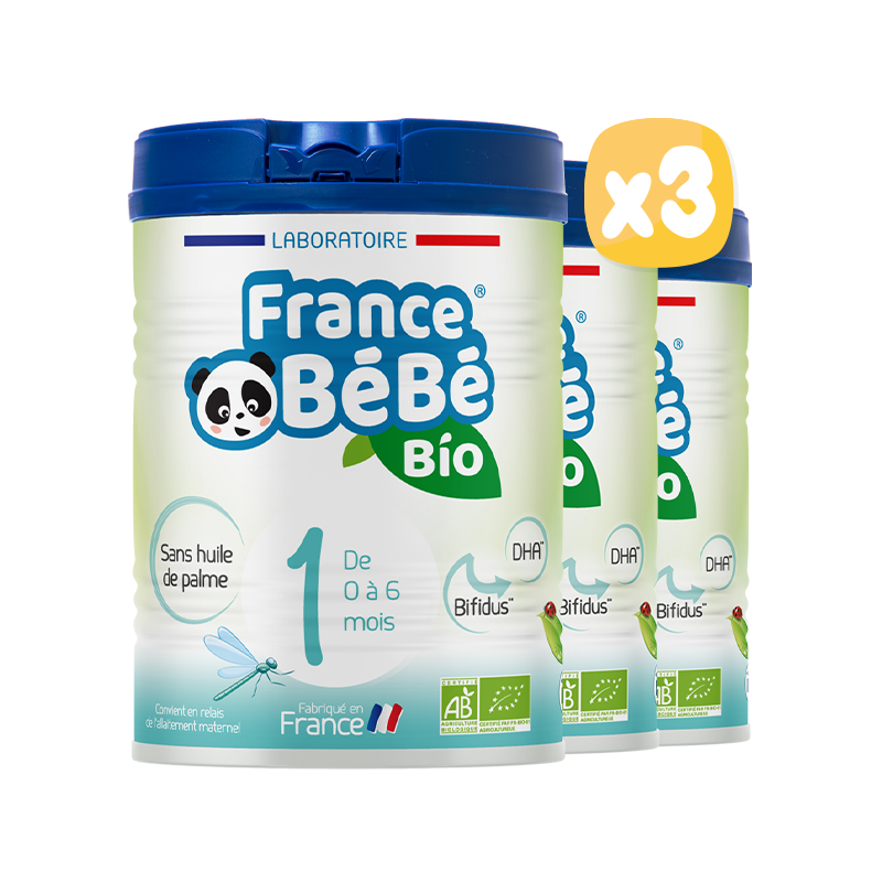 Lait Infantile En Poudre Bio Pour Nourrissons Sans Huile De Palme France Bebe Bio