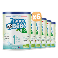 FRANCE BéBé BIO - Lait infantile pour bébé 1er âge en poudre 0 à 6