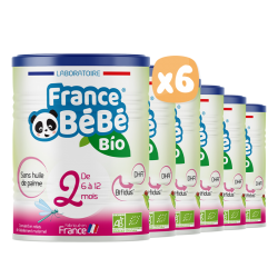 Lait infantile bio poudre 2ème âge