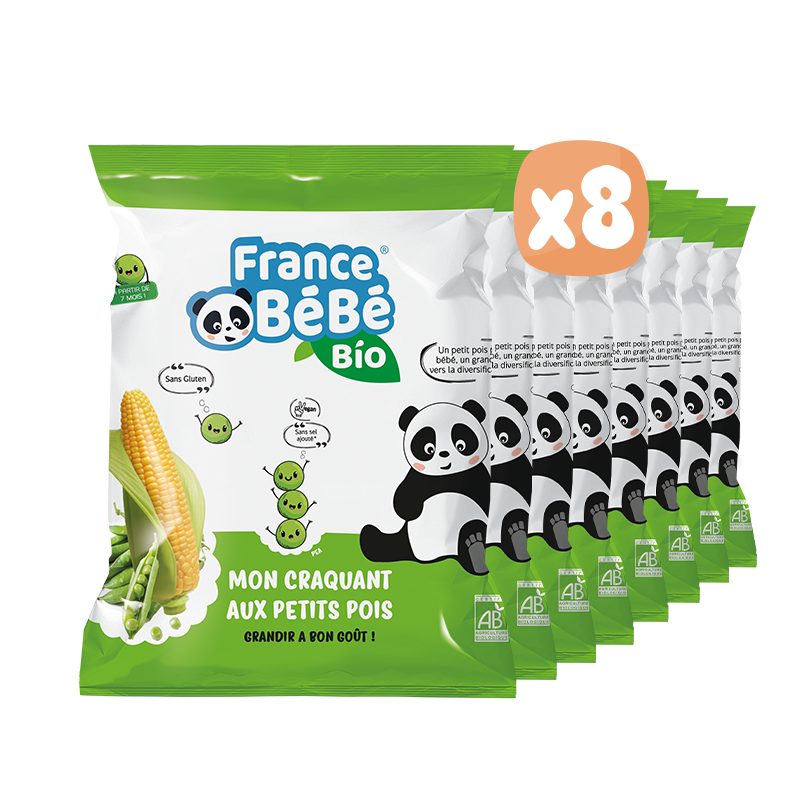 FRANCE BéBé BIO - Stick de maïs soufflé BIO - Mon Craquant - Vegan