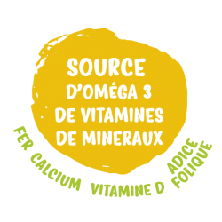 Boisson lactée source d'oméga 3, de vitamines et minéraux