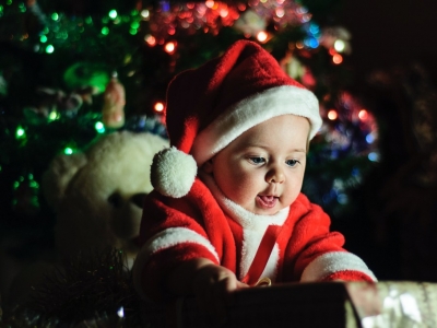 Le premier Noël de bébé 